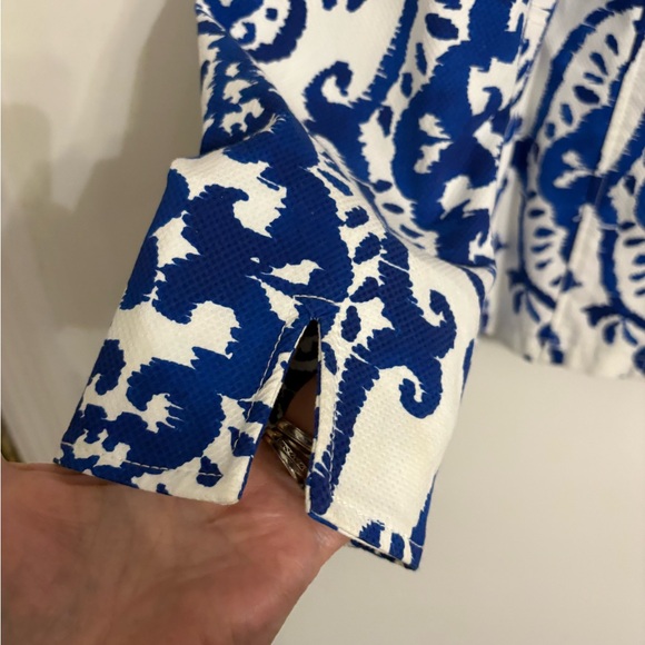 Chico's "Indigo Ink" Alicia Jacket Size Large Chico size 2 - Picture 5 of 8